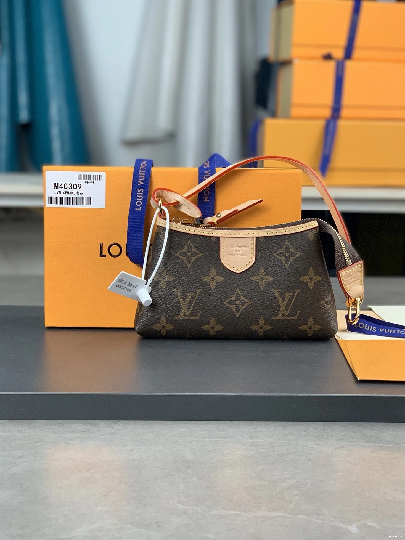 WIS Pouch Delightful LOUIS Pochette VUITTON Mini Monogram 1003